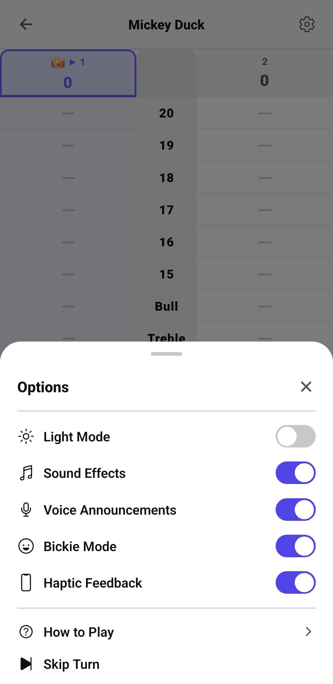 Mickey Duck home screen light mode